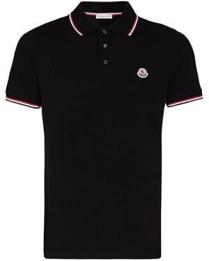 Moncler Ss Polo - Black