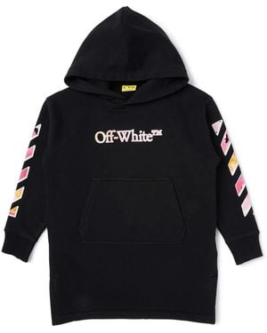 Off-White c/o Virgil Abloh "Watercolor Hoodie" Dress - Black