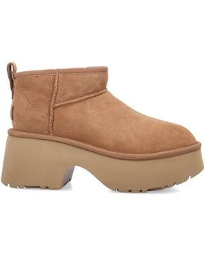 UGG New Height Classic Ultra Mini Boots - Brown