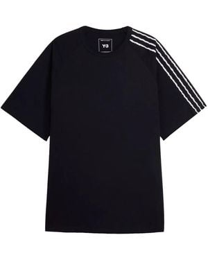 Y-3 3 "3 Stripes" T-Shirt - Black