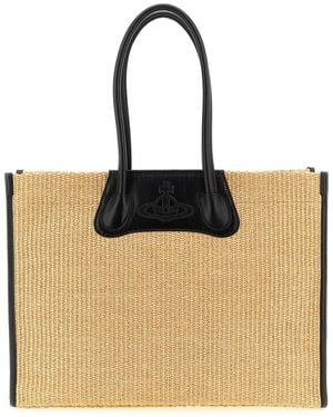 Vivienne Westwood 'Troy' Shopping Bag - Natural