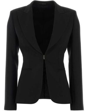 Gucci Peak Lapel Blazer - Black