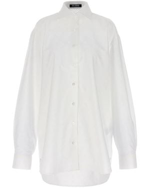 Raf Simons Mesh Insert Shirt - White