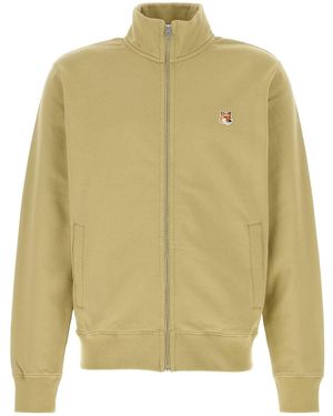 Maison Kitsuné Sage Cotton Sweatshirt - Yellow