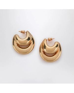 Panconesi Blow Up Huggies Earrings - Metallic