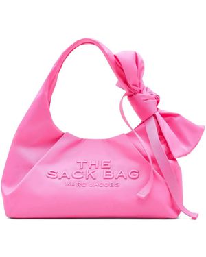 Marc Jacobs Nylon Sack Bag With Bow Design - Pink