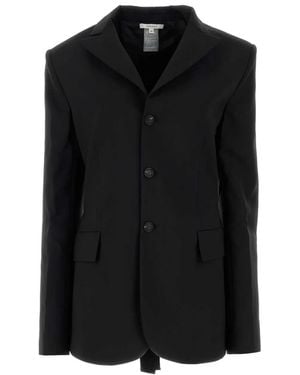 Nensi Dojaka Stretch Wool Blazer - Black