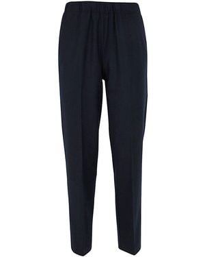 Kiltie George Bistretch Elastic Waist Trouser - Blue