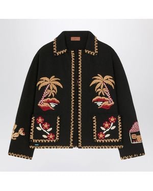 Alanui Remember Me Virgin Wool Jacket - Black