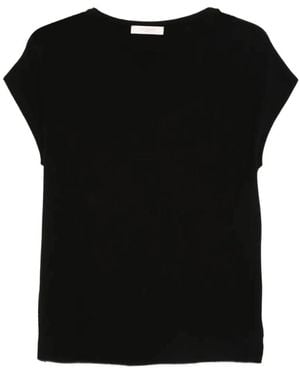 Zanone Regular Fit Cotton Crêpe Blouse - Black