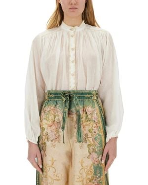Zimmermann "Junie Billow" Shirt - Natural