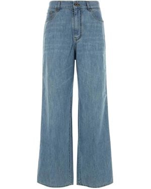 Miu Miu Chambray Jeans - Blue