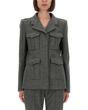 McQueen Wool Jacket - Grey