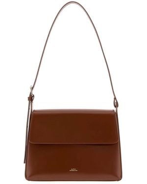 A.P.C. Sac Virginie Flap - Brown