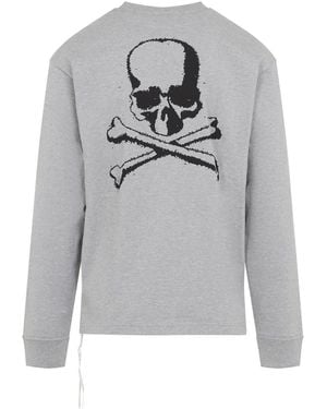 Mastermind Japan Noise Logo Ls Tee - Grey
