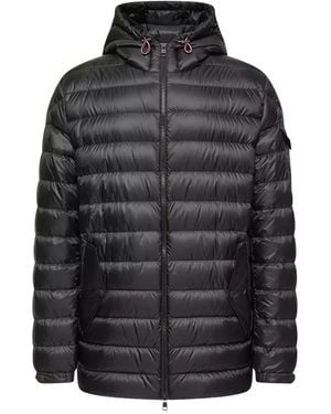 Moncler Oahu Hooded Short Down Parka Jacket - Black