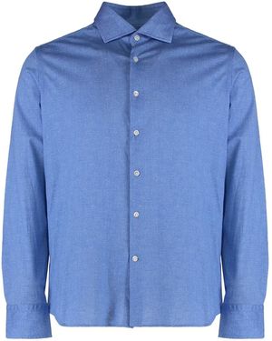 Sonrisa Cotton Shirt - Blue