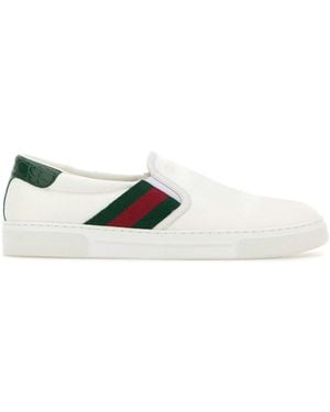 Gucci M G Ace Slip-On Snkr Canvas - White