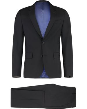 Paul Smith Wool And Mohair Two Piece Suit - Black