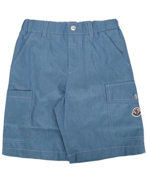 Moncler Jr Shorts - Blue