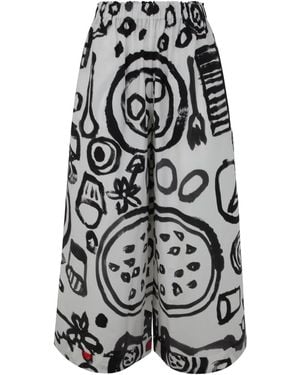 Daniela Gregis Pigiama Trousers - White