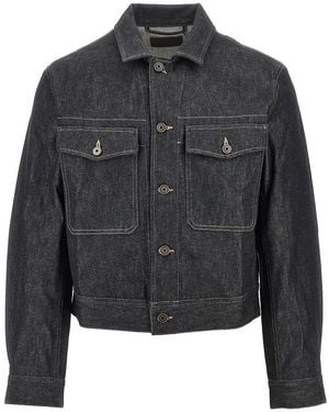 Lemaire Denim Trucker Jacket - Black
