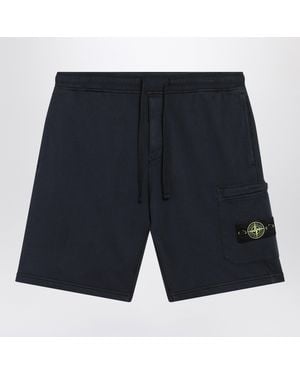 Stone Island Jogger Shorts - Blue