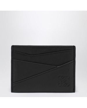 Loewe Puzzle Leather Card Holder - Black