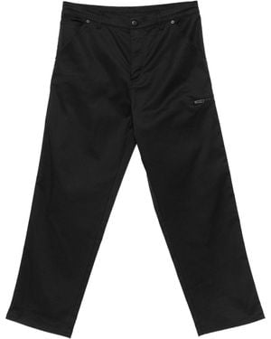 Moncler Cotton Elastan Trousers - Black