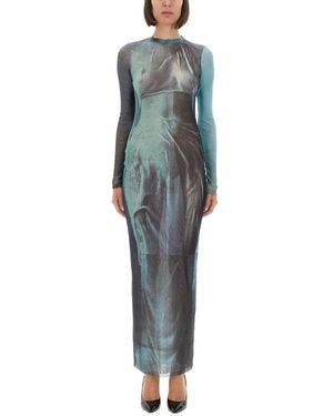 Jean Paul Gaultier Multicolour Polyamide Dresses - Green