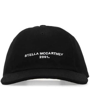Stella McCartney Cotton Blend Baseball Cap - Black
