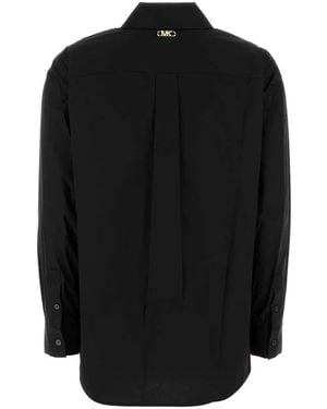 MICHAEL Michael Kors Stretch Poplin Shirt - Black