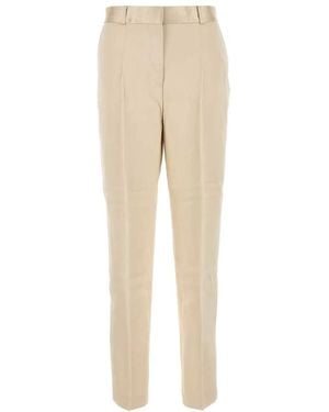 TOTEME Low-Waist Satin Trousers - Natural