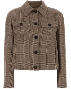 Brunello Cucinelli Suit-Type Jacket - Brown