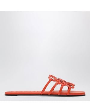 Loewe Petal Anagram Sandal - Red