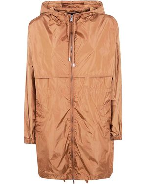 Semicouture Nylon Parka - Brown