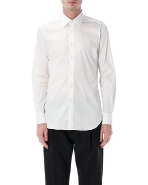 Xacus Stretch Cotton Classic Shirt - White