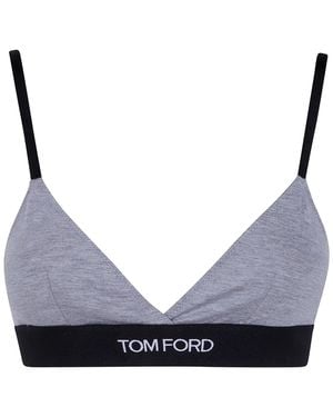 Tom Ford Modal Bra Top - Blue