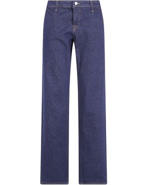 7 For All Mankind Low Straight Iron With Chino Pocket - Blue