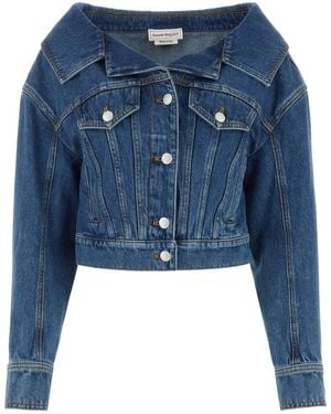 McQueen Denim Jacket - Blue