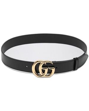 Gucci Gg Marmont Belt - Black