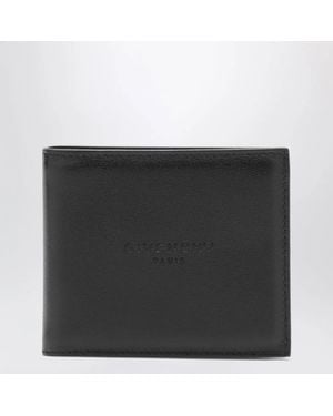 Givenchy Embossed-Logo Calf Leather Wallet - Black