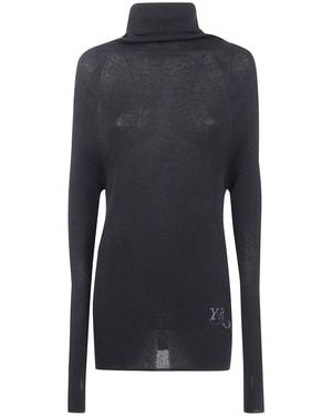 Y's Yohji Yamamoto Rib Wg Lose N - Blue