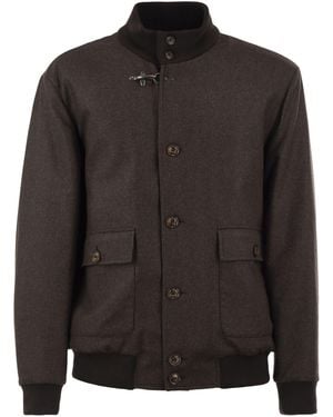 Fay Pure Virgin Wool Jacket - Black