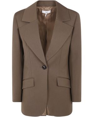 Chloé Classic Blazer - Brown