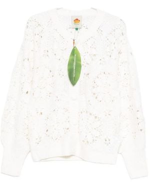 FARM Rio Off Wool Jumper - White