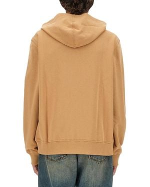Etro Sweatshirt With Pegasus Embroidery - Natural