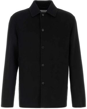 Jil Sander Wool Blend Shirt - Black