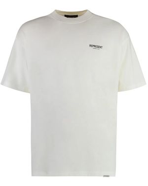 Represent Cotton Crew-Neck T-Shirt - White