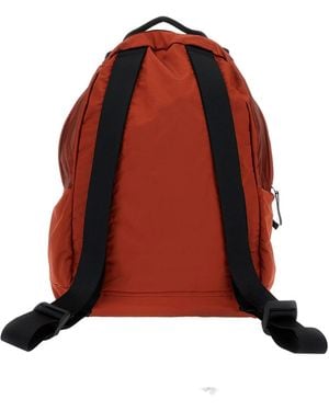 Stone Island Polyurethane Polyamide Backpack - Red